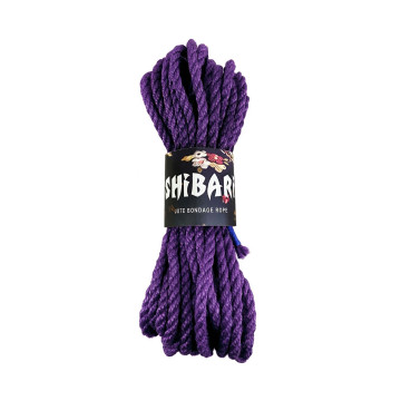 Джутова мотузка для шибарі Feral Feelings Shibari Rope, 8 м бузкова – купити