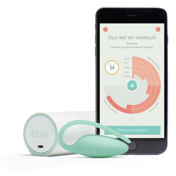 Преміумтренажер Кегеля Elvie Exercise Tracker, індукційна зарядка, PRO-додаток, без вібрації – купити