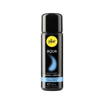 Лубрикант на водній основі pjur Aqua 30 мл, ефект оксамитової шкіри без прилипання – купити