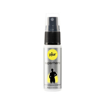Пролонгувальний спрей pjur Superhero Spray 20 мл, всотується в шкіру, натуральні компоненти – купити