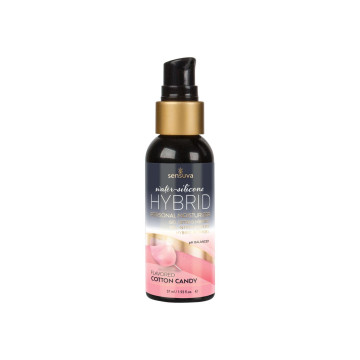 Змазка водно-силіконова Sensuva Hybrid Cotton Candy (57 мл) без цукру, можна для оральних пестощів – купити