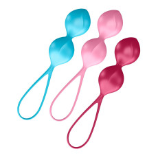 Вагінальні кульки Satisfyer V Balls (3 пари), діаметр 3,4 см, маса 79-114-150г, монолітні