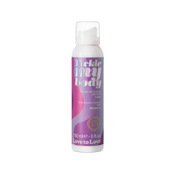 Масажна піна Love To Love TICKLE MY BODY Strawberry (150 мл) зволожувальна – купити