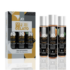 Набір JO Tri-Me Triple Pack — Gelato (3x30 мл) три різні смаки серії Джелато