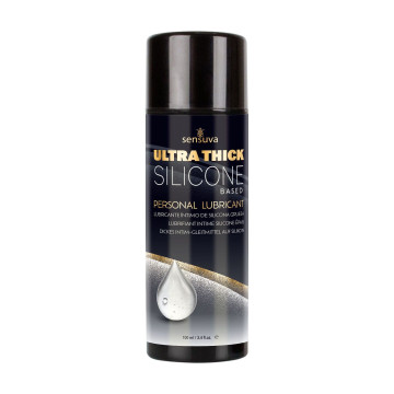 Густа силіконова змазка Sensuva UltraThick Silicone (100 мл) без гліцерину, парабенів і ментолу – купити