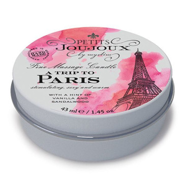 Масажна свічка Petits Joujoux - Paris - Vanilla and Sandalwood (43 мл) з афродизіаками – купити