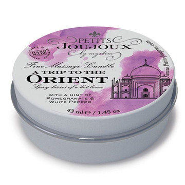 Масажна свічка Petits Joujoux - Orient - Pomegranate and White Pepper (43 мл) з афродизіаками – купити