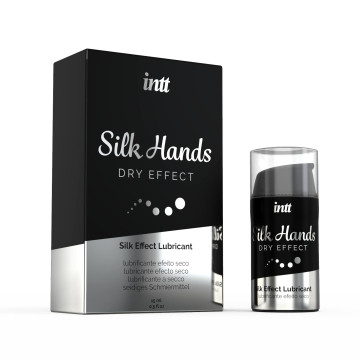 Ультрагуста силіконова змазка Intt Silk Hands (15 мл) з матовим ефектом, шовковистий ефект – купити