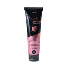 Лубрикант на водній основі Intt Cotton Candy (100 мл) смак солодка вата, густий та ковзний