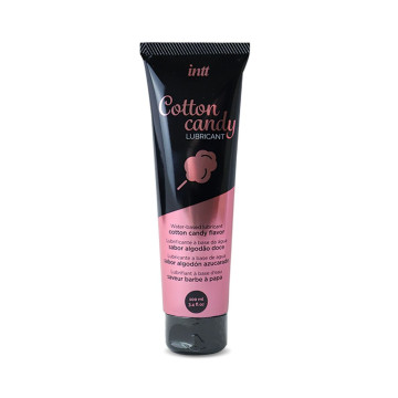 Лубрикант на водній основі Intt Cotton Candy (100 мл) смак солодка вата, густий та ковзний – купити