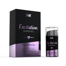Збуджувальний гель Intt Excitation (15 мл) з екстрактом женьшеню, з ефектом вібрації