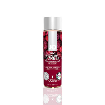 Змазка на водній основі JO H2O — Raspberry Sorbet (120 мл) без цукру, рослинний гліцерин – купити