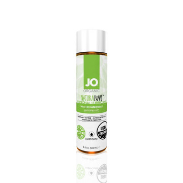 Змазка на водній основі JO NATURALOVE — ORGANIC (120 мл) з екстрактом листя агави та ромашки – купити
