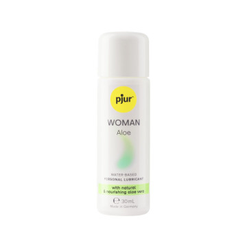 Лубрикант на водній основі pjur Woman Aloe 30 мл з екстрактом алое, зволожувальний, без парабенів – купити