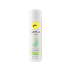 Лубрикант на водній основі pjur Woman Aloe 100 мл з екстрактом алое, зволожувальний, без парабенів