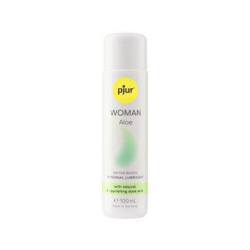 Лубрикант на водній основі pjur Woman Aloe 100 мл з екстрактом алое, зволожувальний, без парабенів – купити