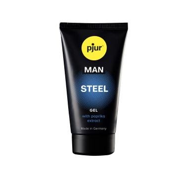 Гель для пеніса стимулювальний pjur MAN Steel Gel 50 ml з екстрактом паприки та ментолом – купити