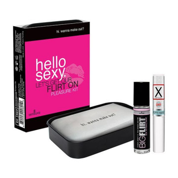 Подарунковий набір для флірту Sensuva Hello Sexy (стимулювальний бальзам для губ та феромони) – купити