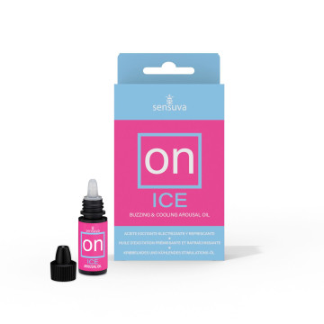 Збуджувальні краплі для клітора Sensuva - ON Arousal Oil for Her Ice (5 мл) охолоджувальні, до 30 хв – купити