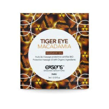 Пробник масажної олії EXSENS Tiger Eye Macadamia 3мл – купити