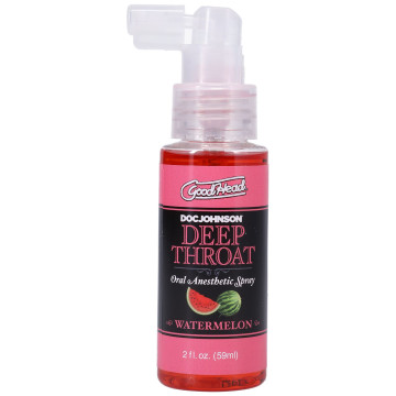 Спрей для мінету Doc Johnson GoodHead DeepThroat Spray - Watermelon 59 мл для глибокого мінету – купити
