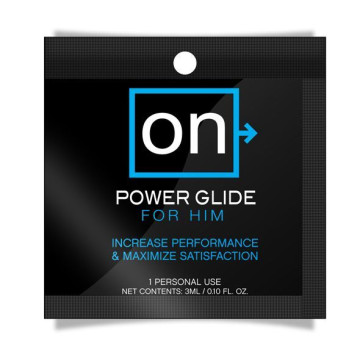 Пробник стимулюючого гелю Sensuva - ON Power Glide For Him (3 мл) для супер ерекції – купити