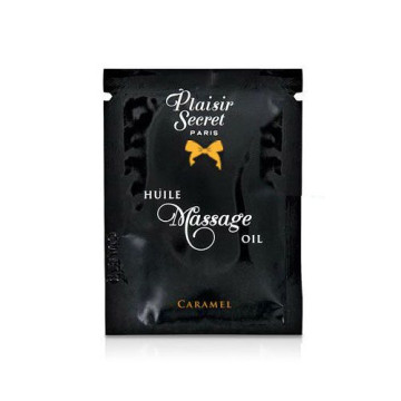 Пробник масажної олії Plaisirs Secrets Caramel (3 мл) – купити