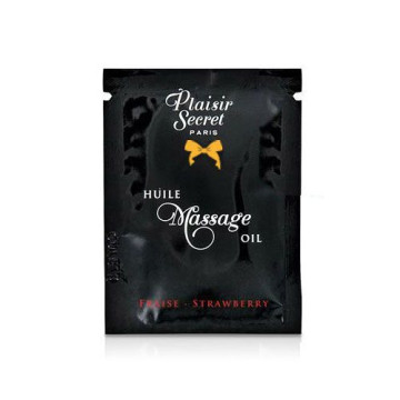 Пробник масажної олії Plaisirs Secrets Strawberry (3 мл) – купити