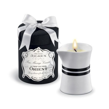Масажна свічка Petits Joujoux - Orient - Pomegranate and White Pepper (190 г) розкішна упаковка – купити