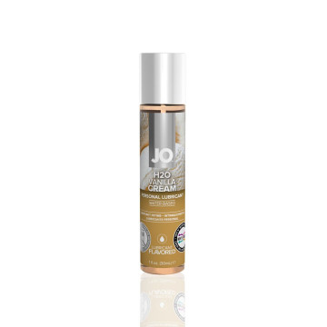 Змазка на водній основі JO H2O — Vanilla Cream (30 мл) без цукру, рослинний гліцерин – купити
