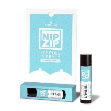 Стимулювальний бальзам для сосків охолоджувальний Sensuva — Nip Zip Strawberry Mint, 4 г – купити