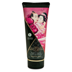Съедобный массажный крем Shunga Kissable Massage Cream - Raspberry Feeling 