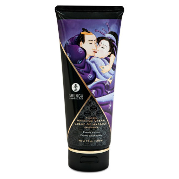 Їстівний масажний крем Shunga Kissable Massage Cream – Exotic Fruits (200 мл) – купити