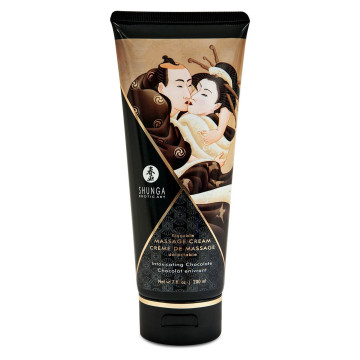 Їстівний масажний крем Shunga Kissable Massage Cream – Intoxicating Chocolate (200 мл) – купити
