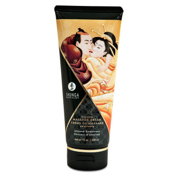 Їстівний масажний крем Shunga Kissable Massage Cream - Almond Sweetness, 200 мл – купити