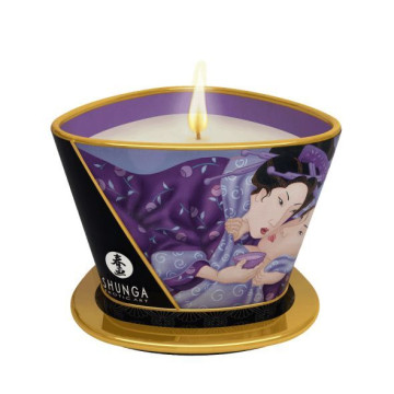 Масажна свічка Shunga Massage Candle – Exotic Fruits (170 мл) з афродизіаками – купити