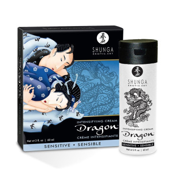 Стимулювальний крем для пар Shunga SHUNGA Dragon Cream SENSITIVE (60 мл) ніжніший ефект – купити