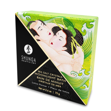 Сіль для ванни Shunga Moonlight Bath – Lotus Flower (75 гр), сіль Мертвого моря, ароматичні олії – купити