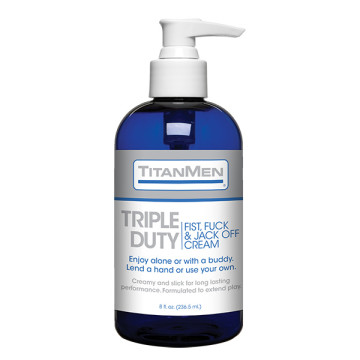 Густа змазка для фістингу Doc Johnson TitanMen - Triple Duty (236 мл) – купити