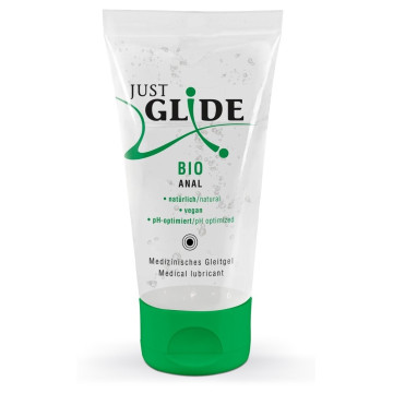 Веганське органічне анальне масло на водній основі - Just Glide Bio Anal, 50 мл – купити