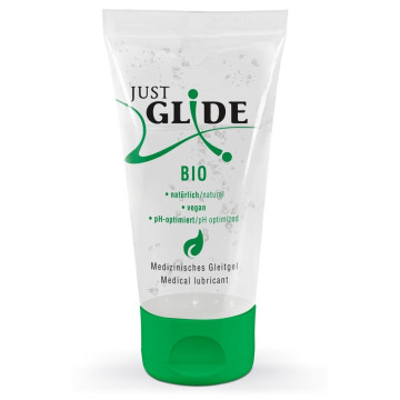 Веганський органічний гель-лубрикант - Just Glide Bio, 50 мл – купити
