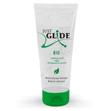 Веганський органічний гель-лубрикант - Just Glide Bio, 200 мл – купити