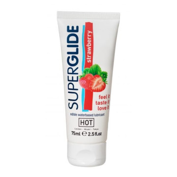 Лубрикант оральний "SUPERGLIDE Strawberry", 75 мл – купити