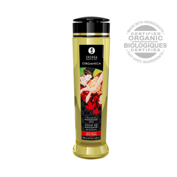 Органічне масажне масло Shunga ORGANICA - Maple Delight з вітаміном Е, 240 мл – купити
