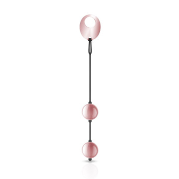 Металеві вагінальні кульки Rosy Gold - Nouveau Kegel Balls, маса 376 г, діаметр 2,8 см – купити