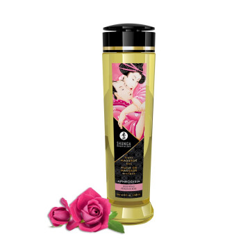 Масажна олія Shunga Aphrodisia – Roses (240 мл) натуральна зволожувальна – купити