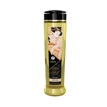 Масажна олія Shunga Desire – Vanila (240 мл) натуральна зволожувальна – купити