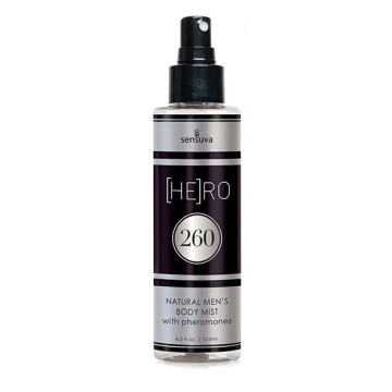 Чоловічий спрей-міст для тіла із феромонами Sensuva HE(RO) 260 Пройняті Body Mist for Him – купити