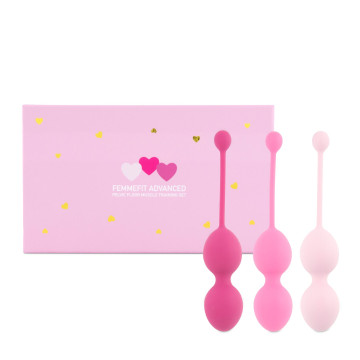 Набір вагінальних кульок для просунутих FeelzToys - FemmeFit Advanced Pelvic Muscle Training Set – купити