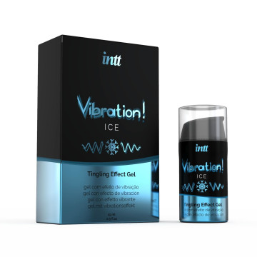 Рідкий вібратор Intt Vibration Ice (15 мл), густий гель, дуже незвичайний, діє до 30 хвилин – купити